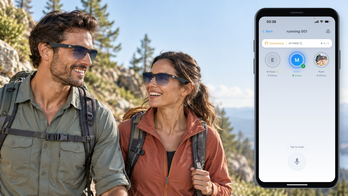 Talk together. Hands free.