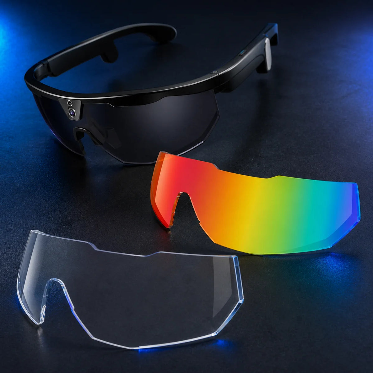 BIVDIKO wraparound shield lens profile and shape
