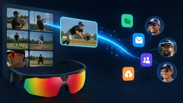 Share baseball training feedback