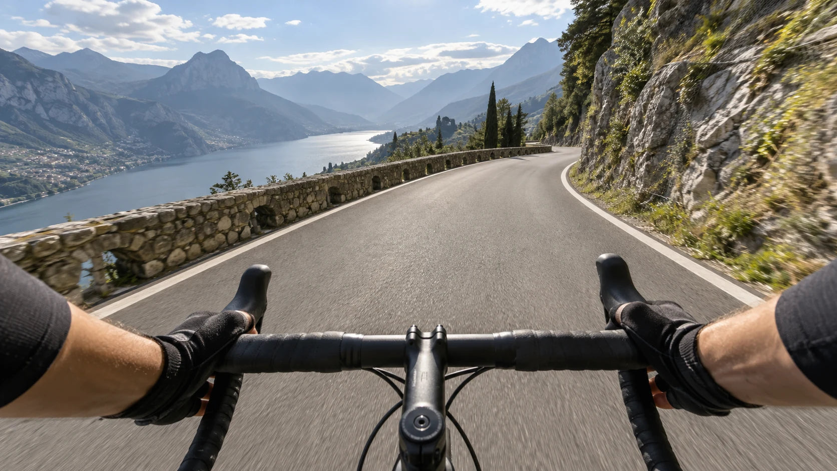 Photo, video and audio recording during cycling