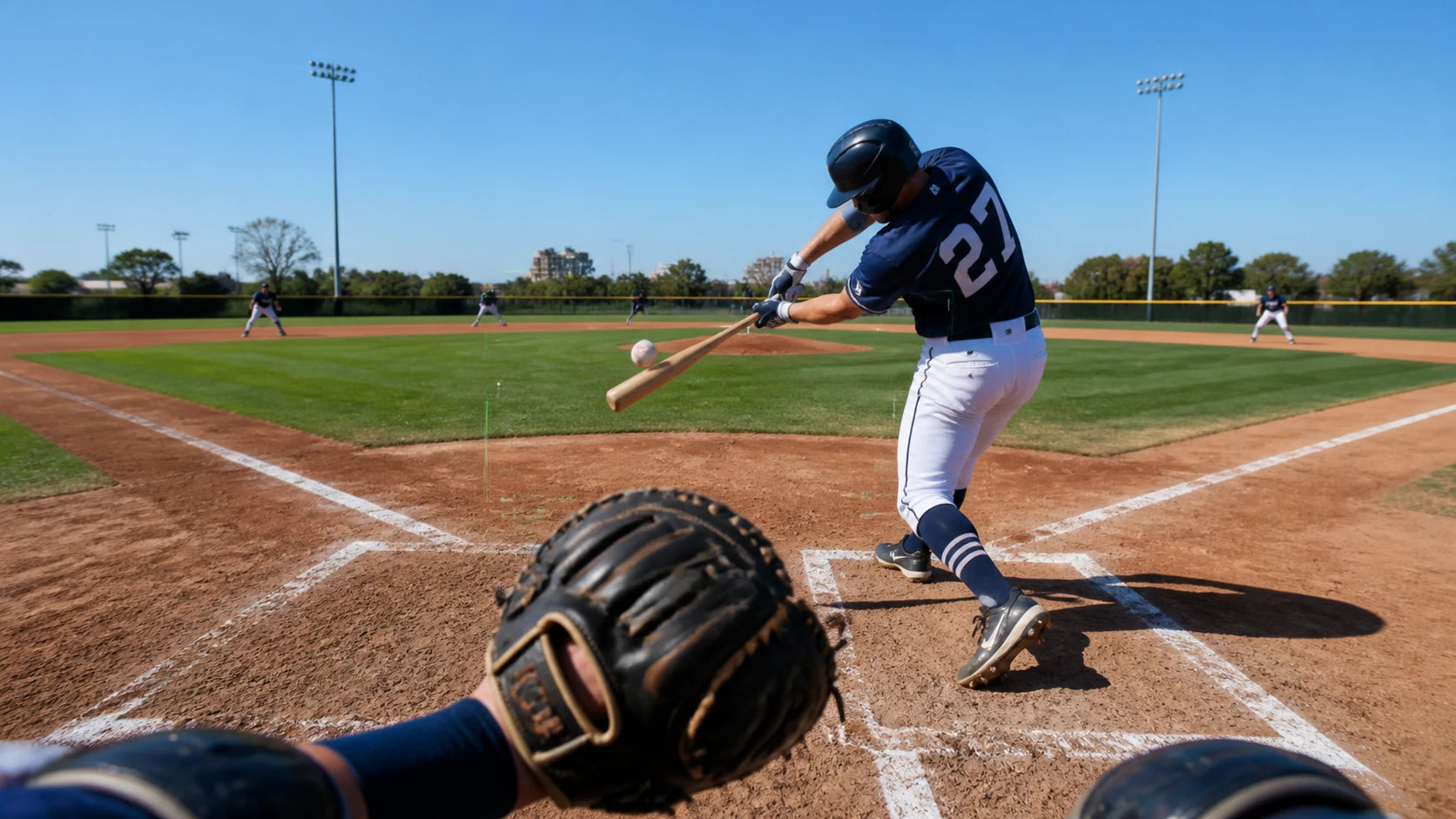Capture a still from the athlete's point of view.