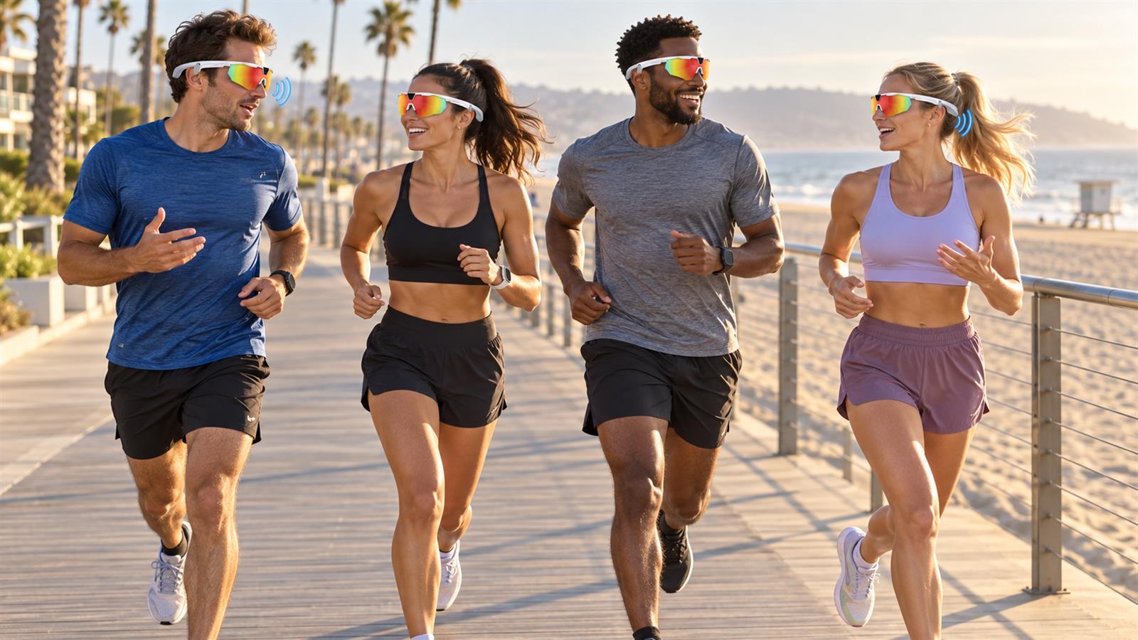 Running partners staying connected through BIVDIKO intercom