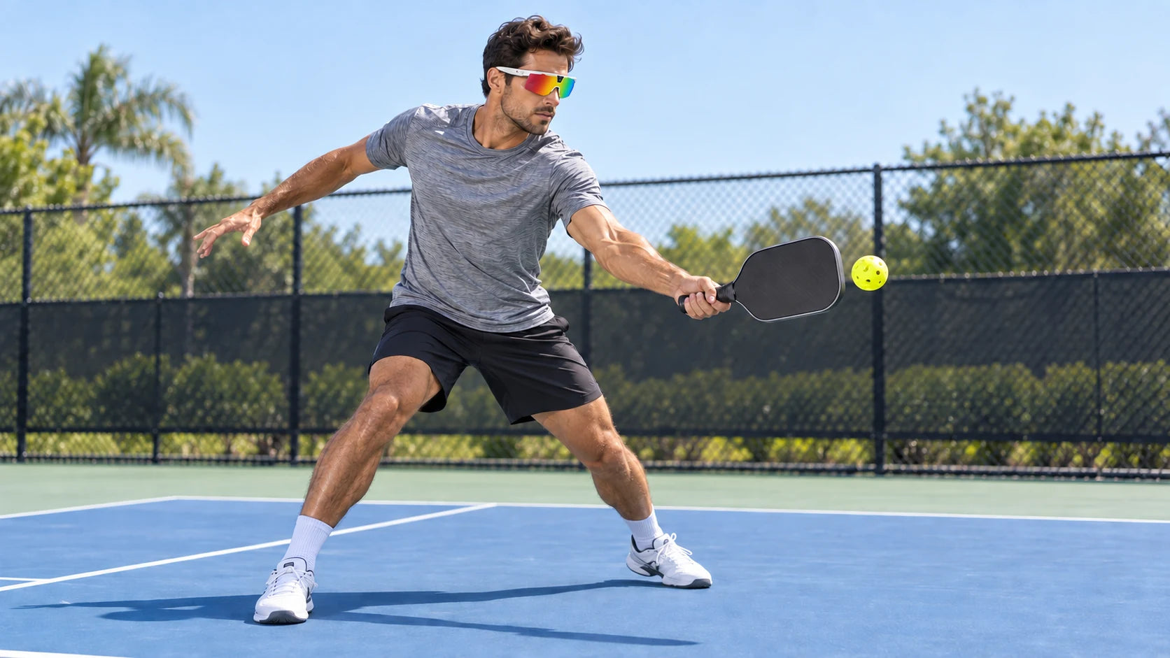 Pickleball forehand volley